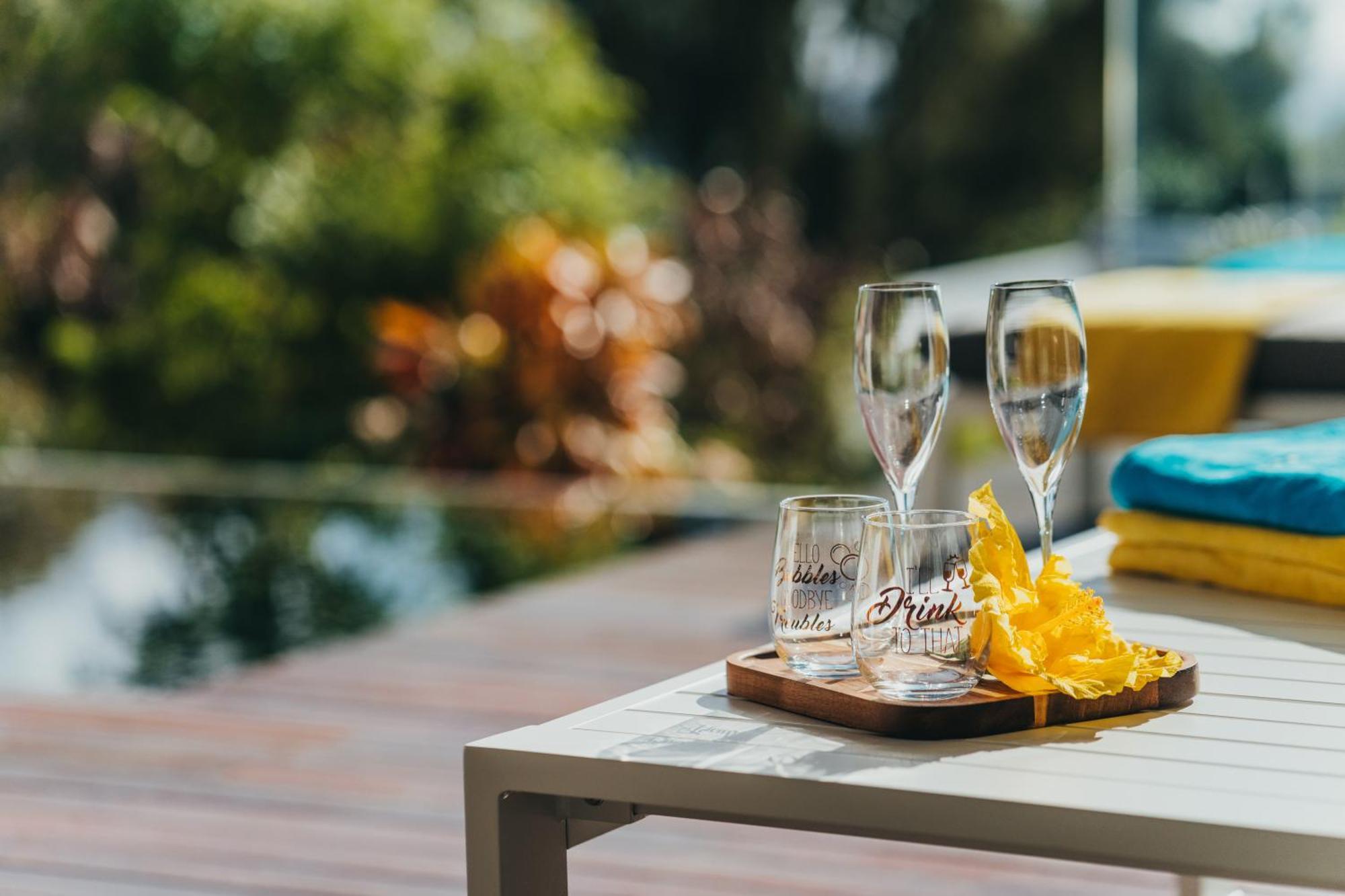 Appartement De Luxe Piscine Et Vue Mer Rivière Noire Exterior foto
